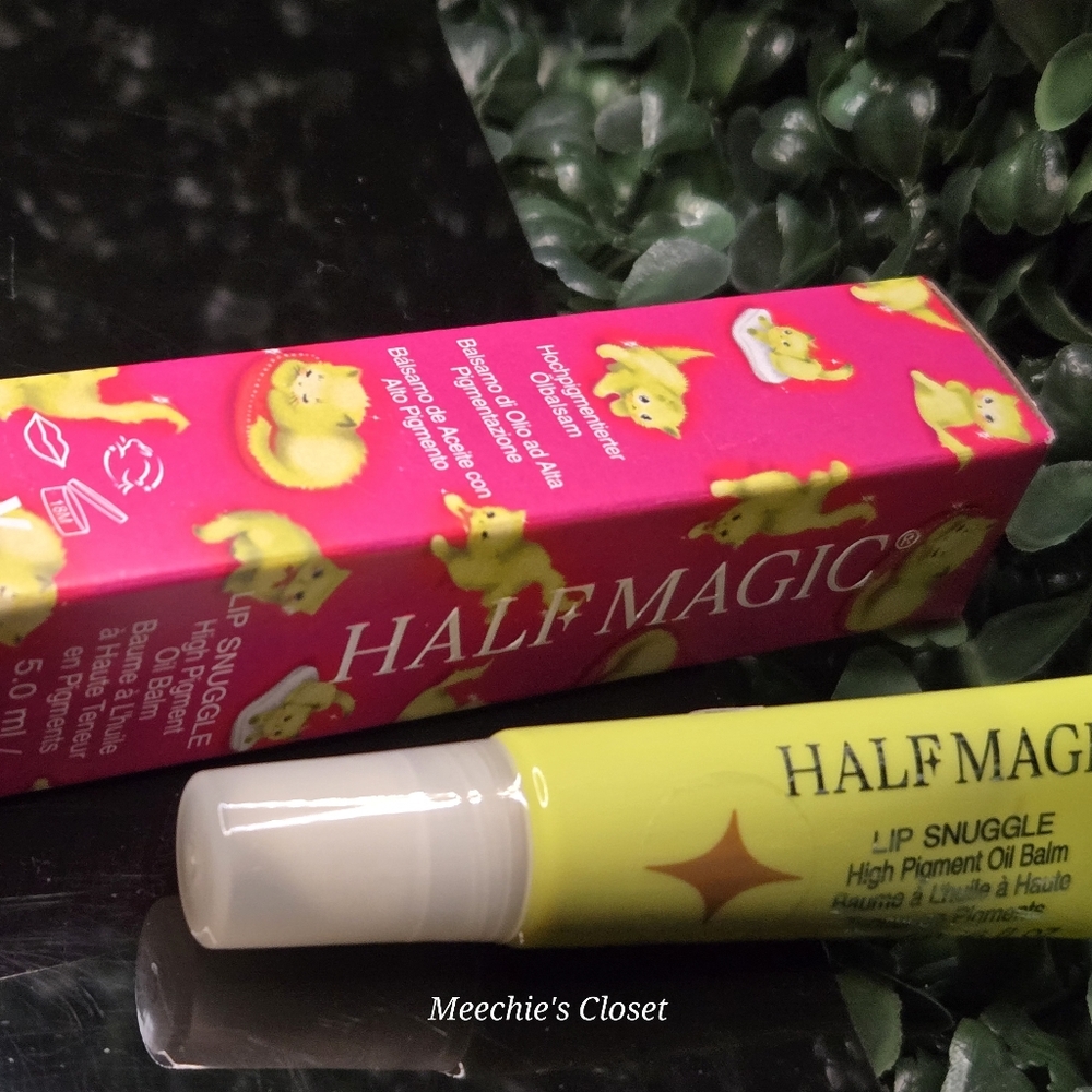 HALF MAGIC Lip Snuggle High Pigment Oil In KILLA MEOWS .16 fl oz.